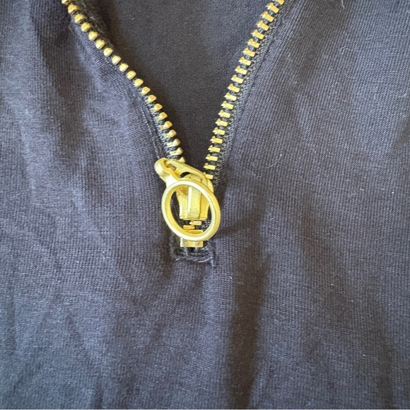 Free People Black Sleeveless Top with Zipper - Picture 4 of 6